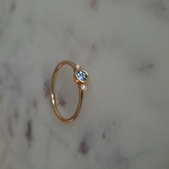 14K gold Meira T ring - Picture 15 of 15